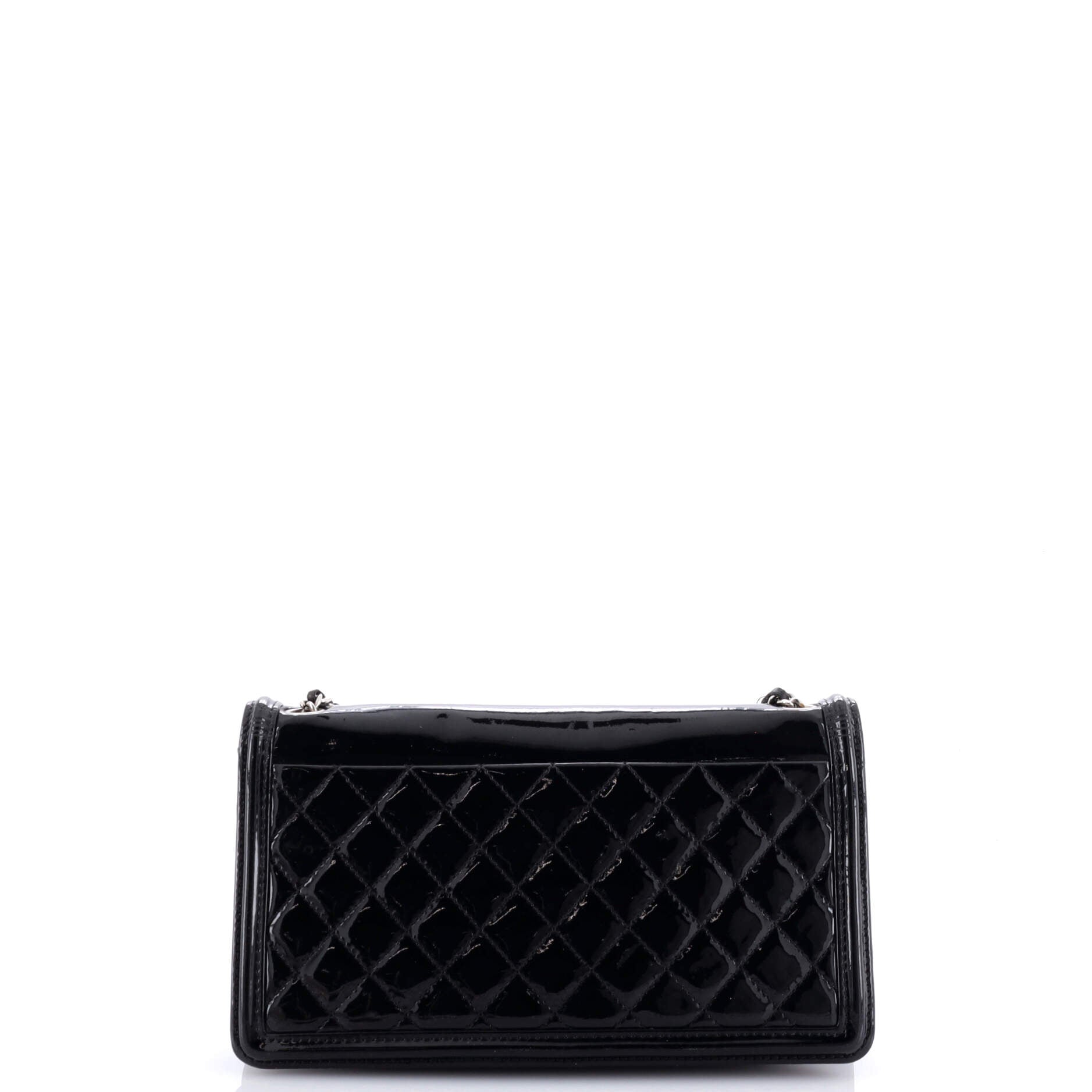 Chanel Boy Brick Flap Bag Striped  and Plexiglass Horizontal