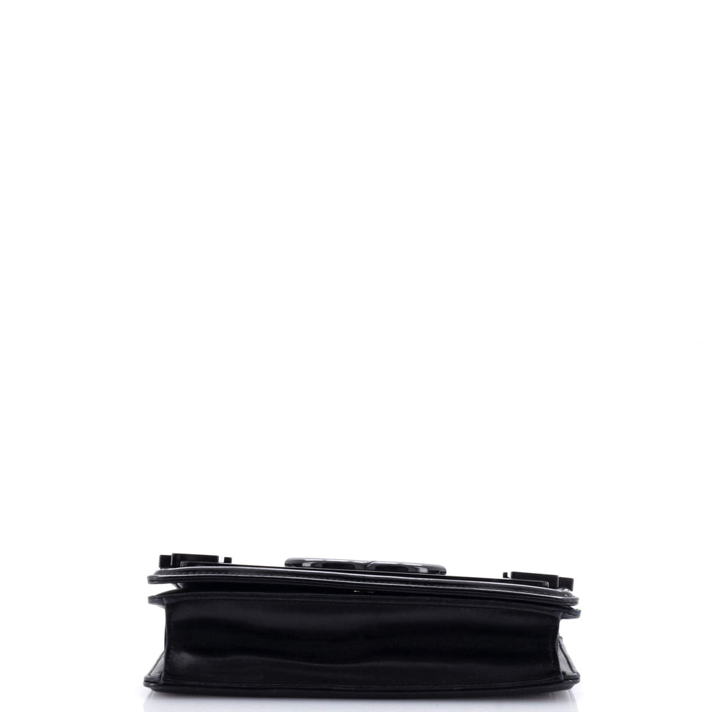 Chanel Boy Brick Flap Bag Striped  and Plexiglass Horizontal