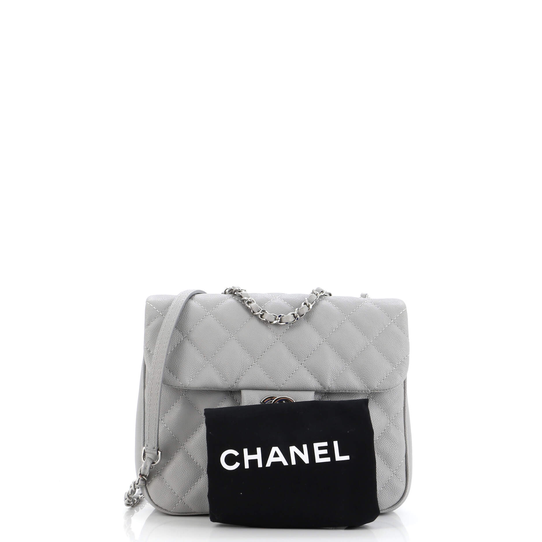 Chanel Urban Companion Flap Bag Quilted Caviar Small