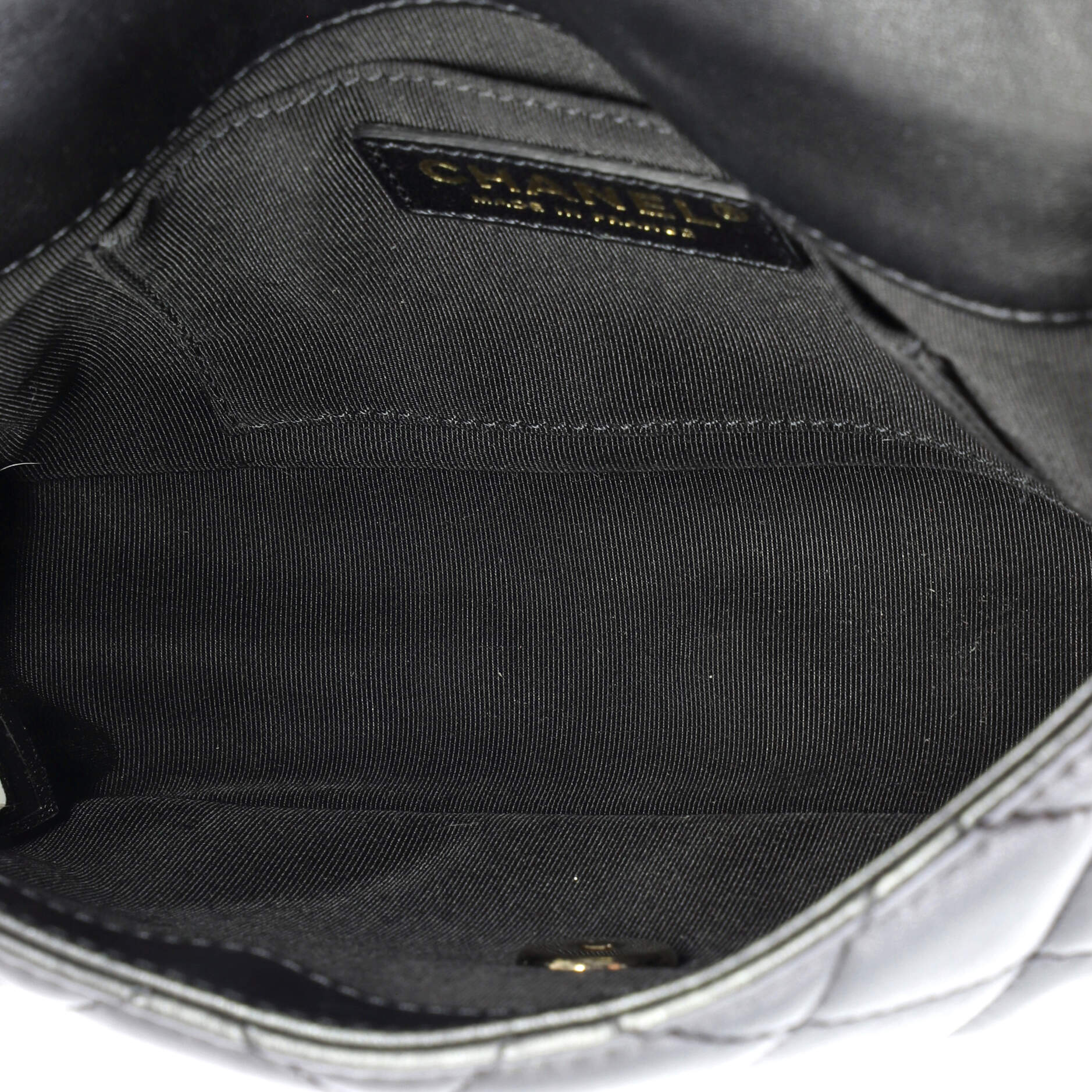 Chanel My Precious Pearls Chain Flap Bag Quilted Lambskin Medium