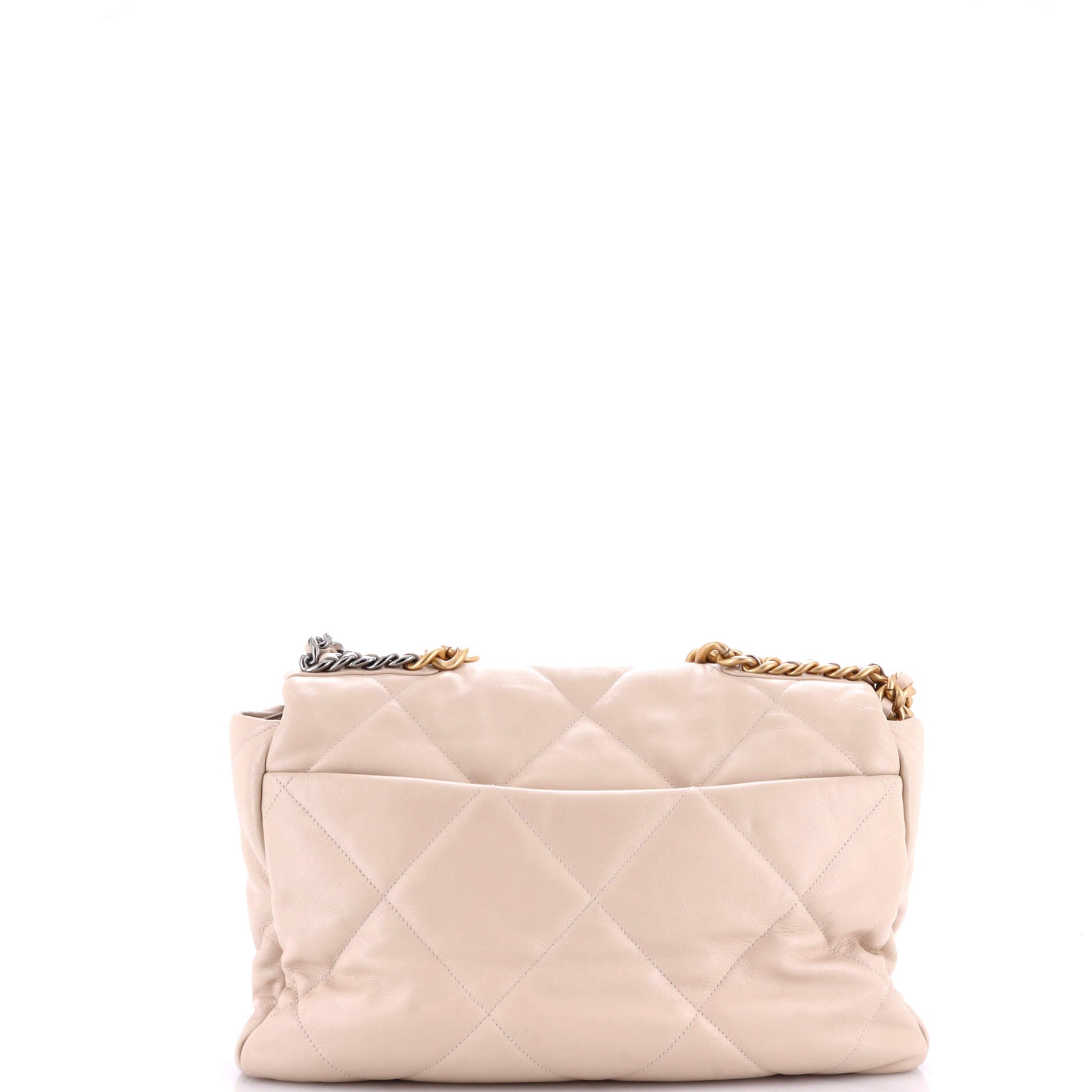 Chanel 19 Flap Bag Quilted Leather Maxi