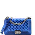 Chanel Boy Flap Bag Quilted  Old Medium