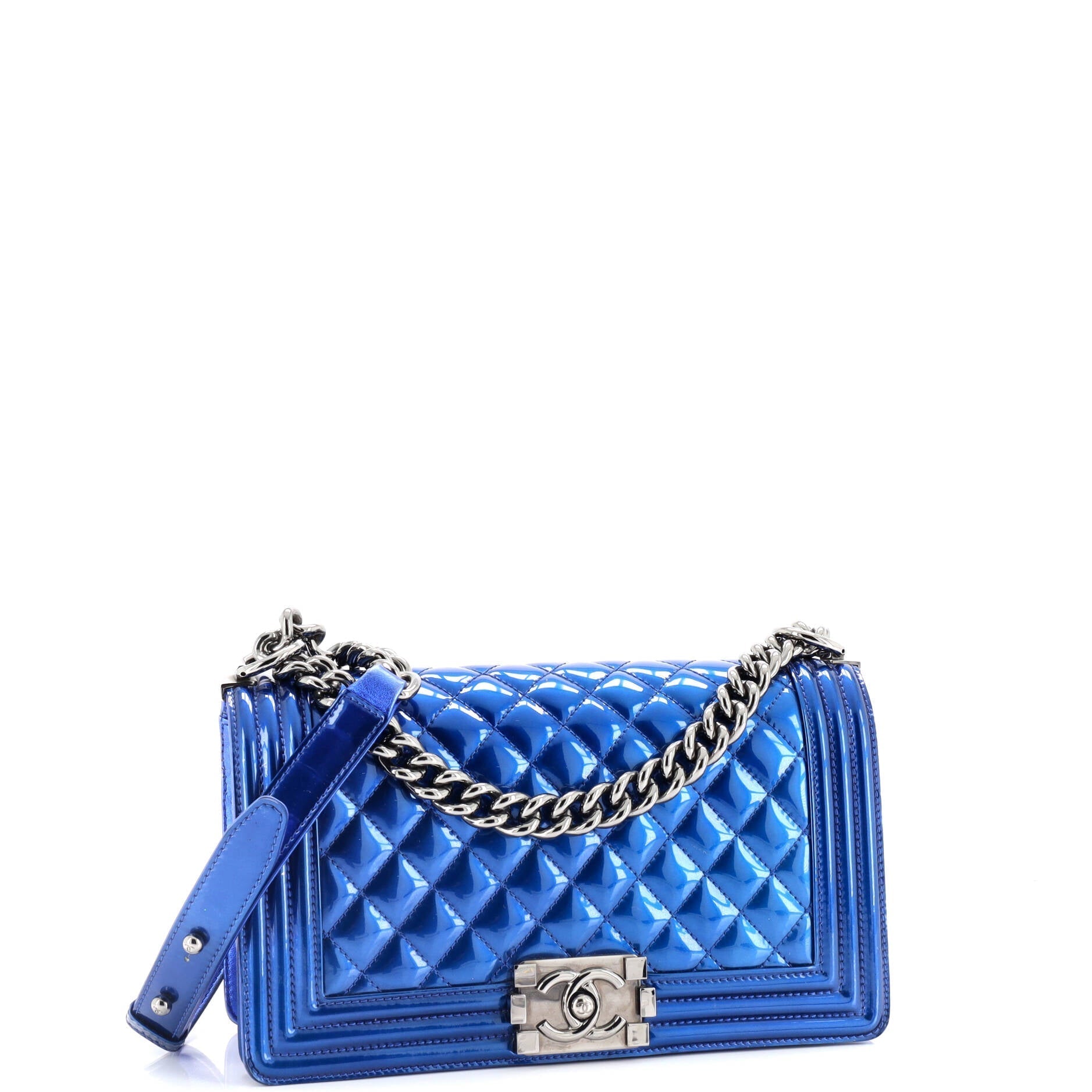 Chanel Boy Flap Bag Quilted  Old Medium