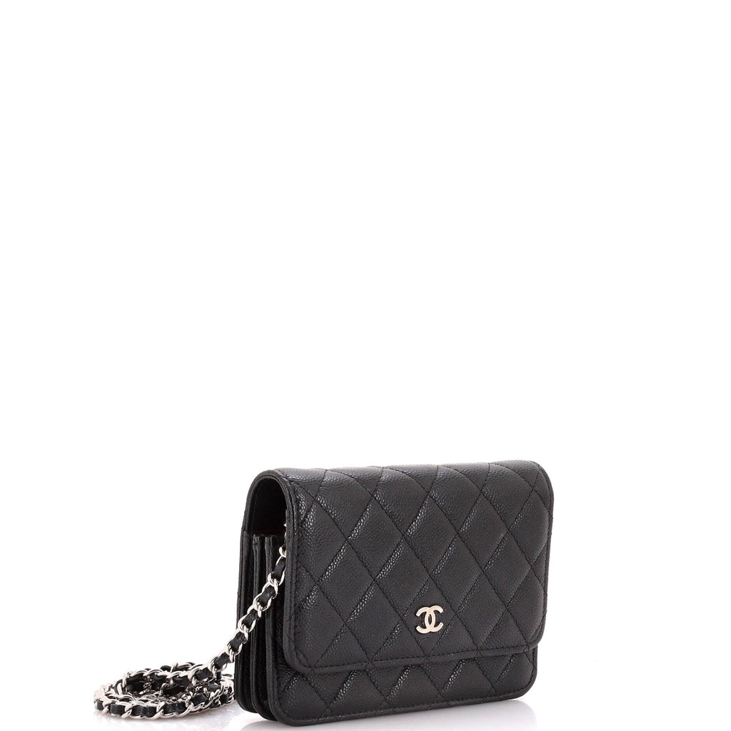 Chanel Wallet on Chain Quilted Caviar Mini