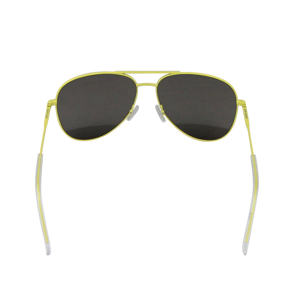 Saint Laurent Men's Yellow Metal Classic 11 Aviator Sunglasses