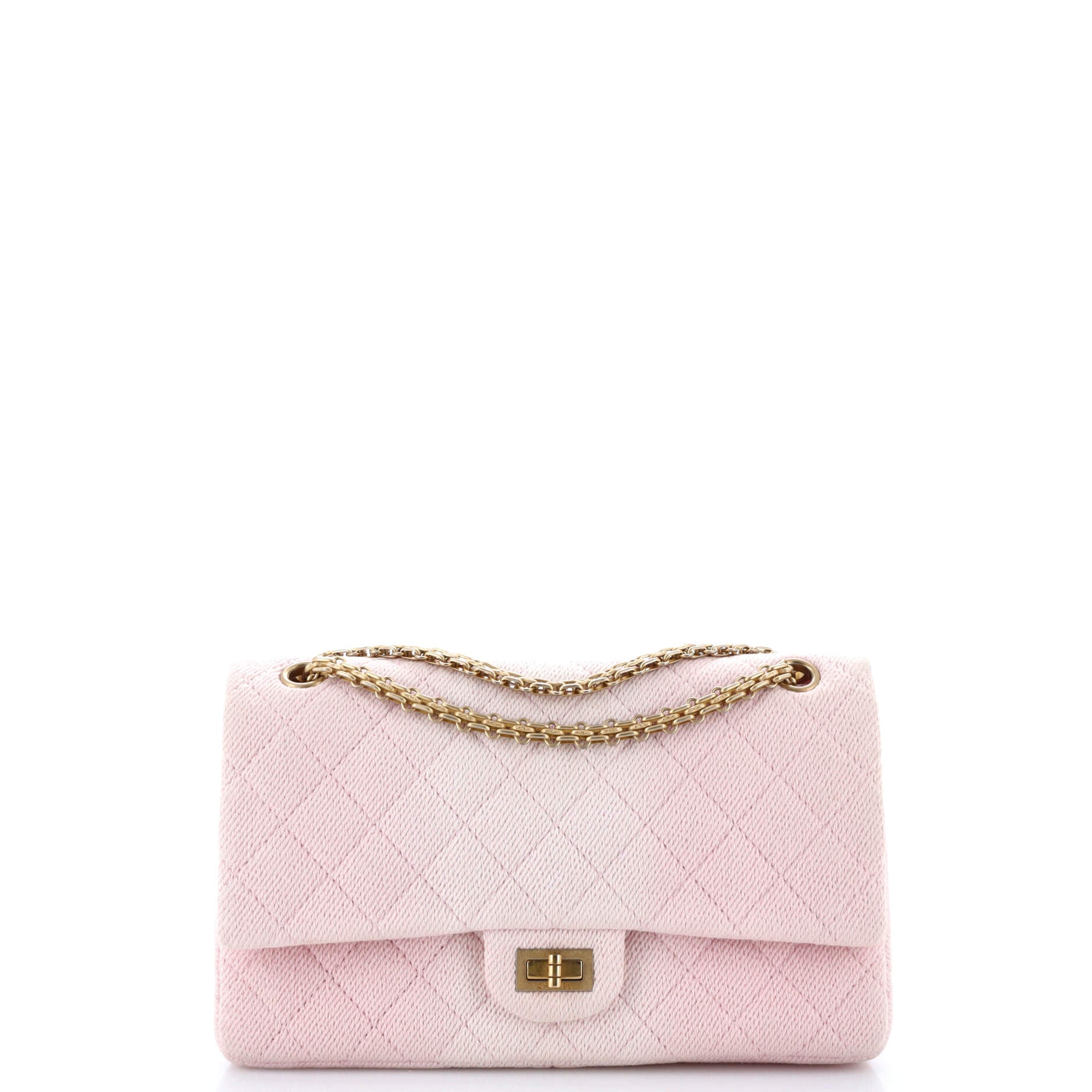 Chanel Reissue 2.55 Flap Bag Quilted Ombre Denim 225