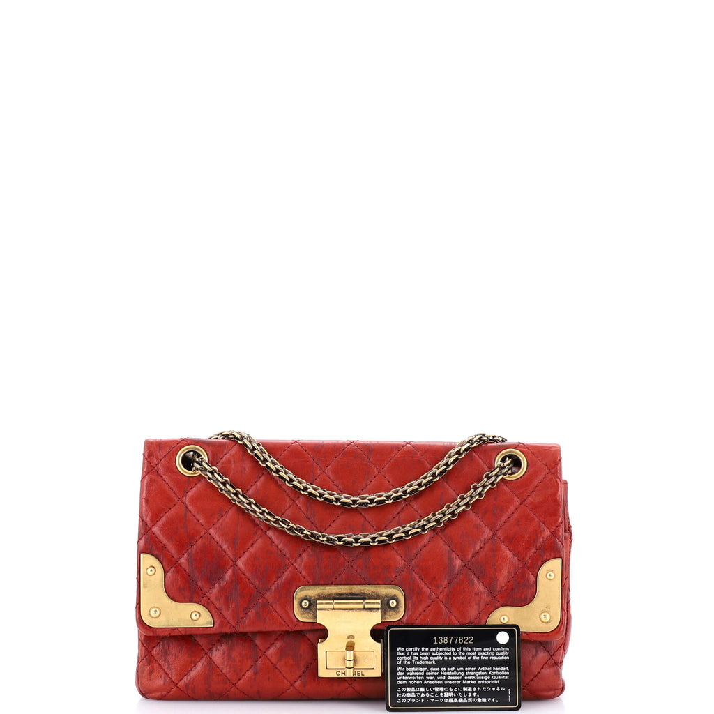 Chanel Paris-Shanghai Icons Reissue 2.55 Flap Bag Quilted Distressed Calfskin 226