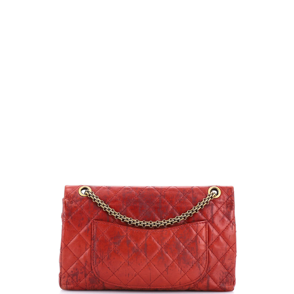 Chanel Paris-Shanghai Icons Reissue 2.55 Flap Bag Quilted Distressed Calfskin 226