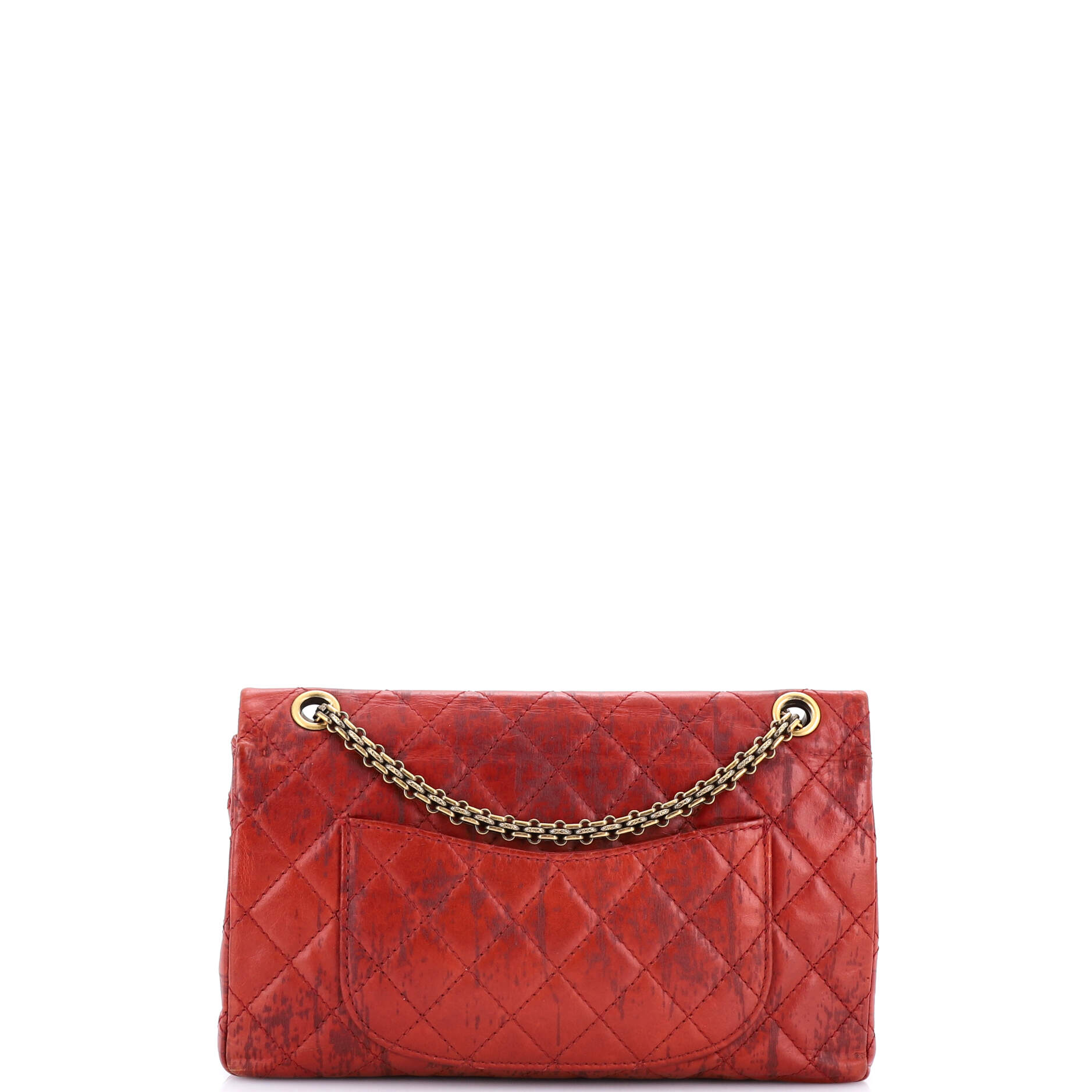 Chanel Paris-Shanghai Icons Reissue 2.55 Flap Bag Quilted Distressed Calfskin 226