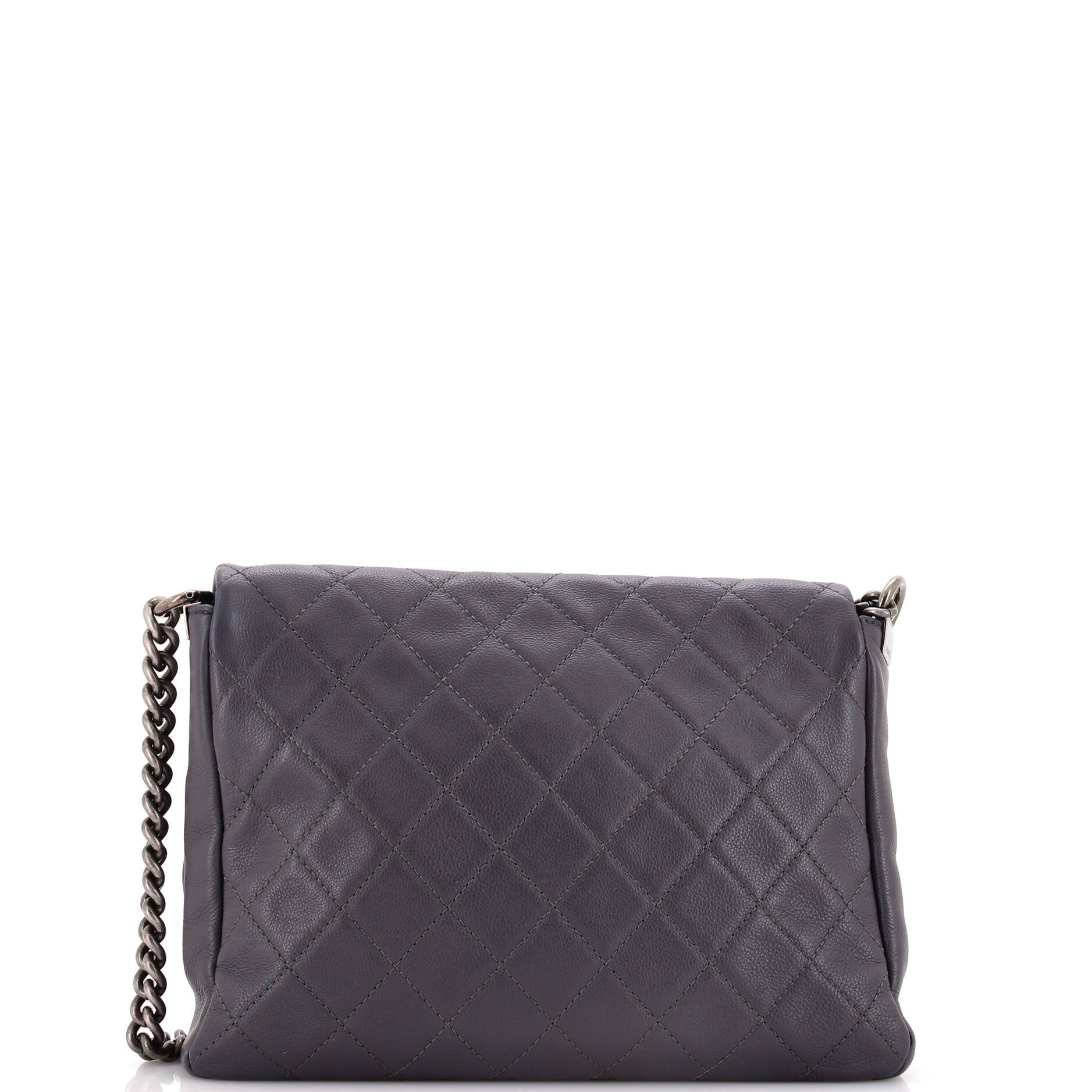 Chanel Couture Messenger Bag Quilted Calfskin Medium