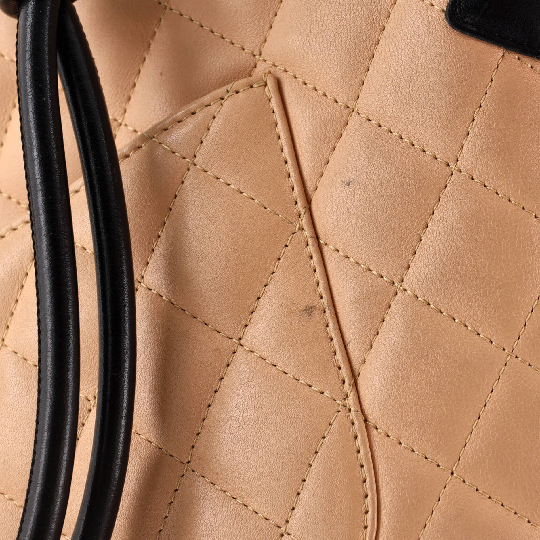 Chanel Cambon Tote Quilted Leather Medium