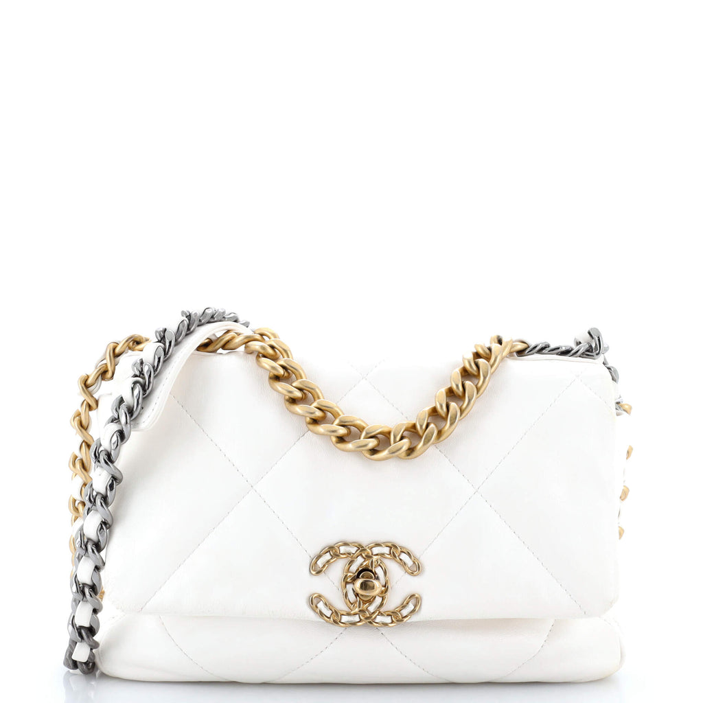 Chanel 19 Flap Bag Quilted Leather Medium