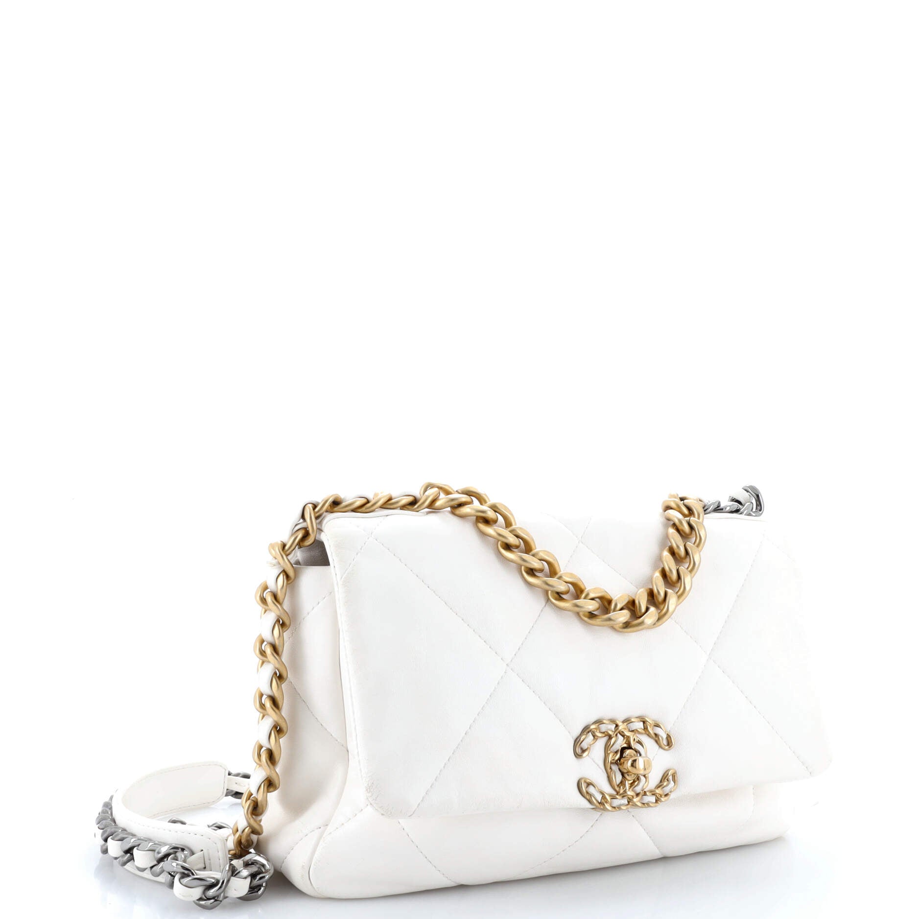 Chanel 19 Flap Bag Quilted Leather Medium