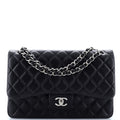 Chanel Classic Double Flap Bag Quilted Lambskin Jumbo