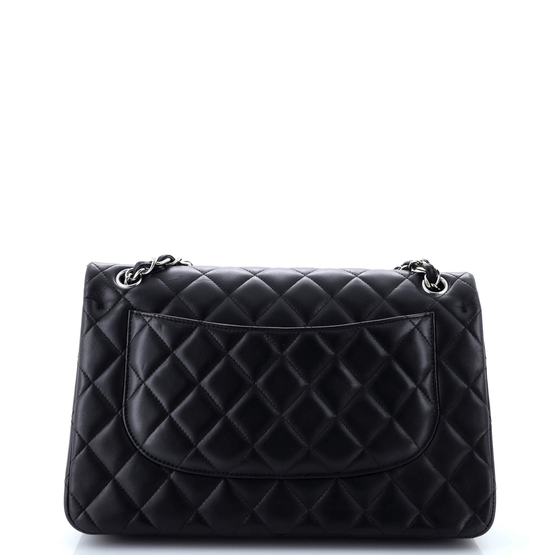 Chanel Classic Double Flap Bag Quilted Lambskin Jumbo
