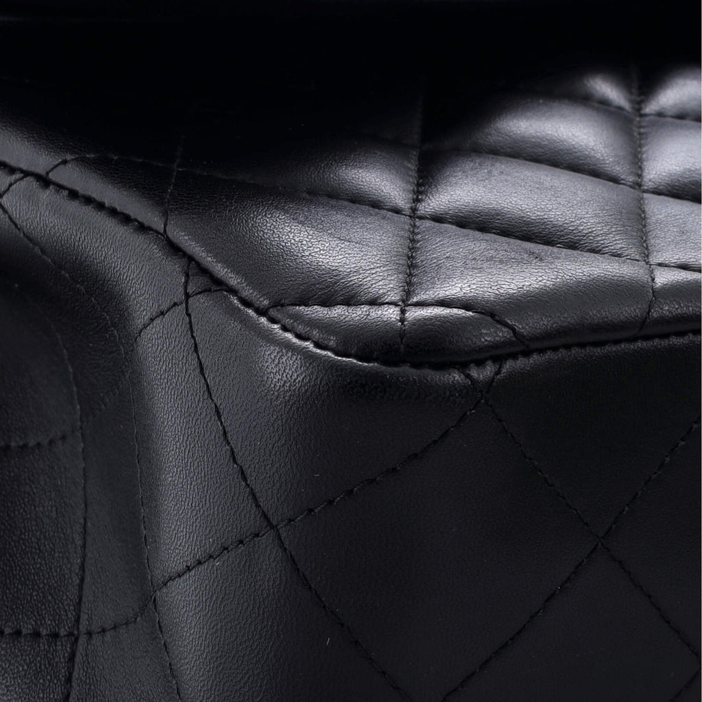Chanel Classic Double Flap Bag Quilted Lambskin Jumbo
