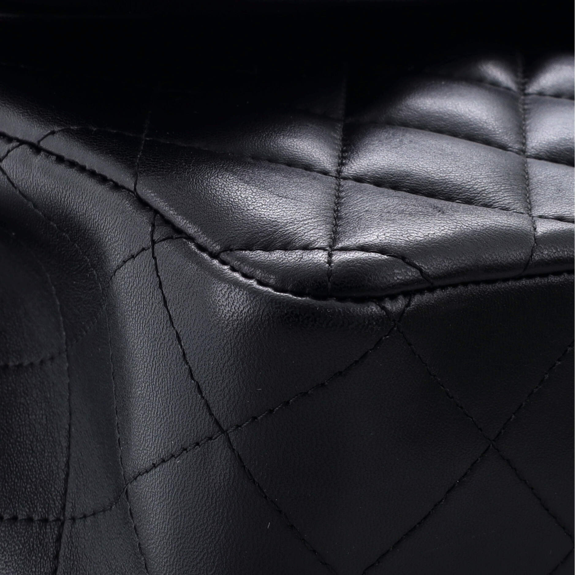 Chanel Classic Double Flap Bag Quilted Lambskin Jumbo