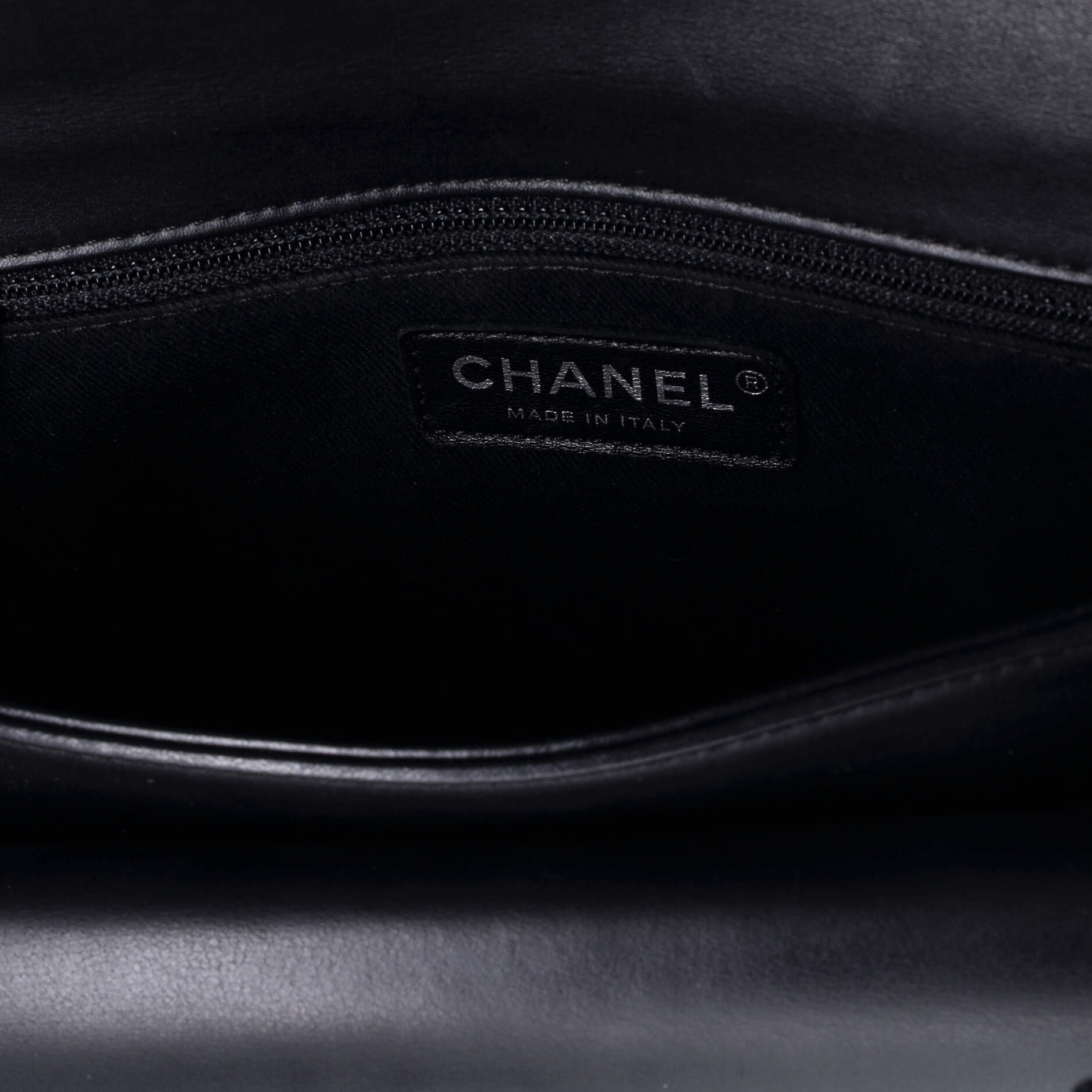 Chanel Coco Eyelets Round Flap Bag Quilted Calfskin Small