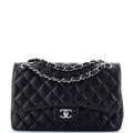 Chanel Classic Double Flap Bag Quilted Lambskin Jumbo