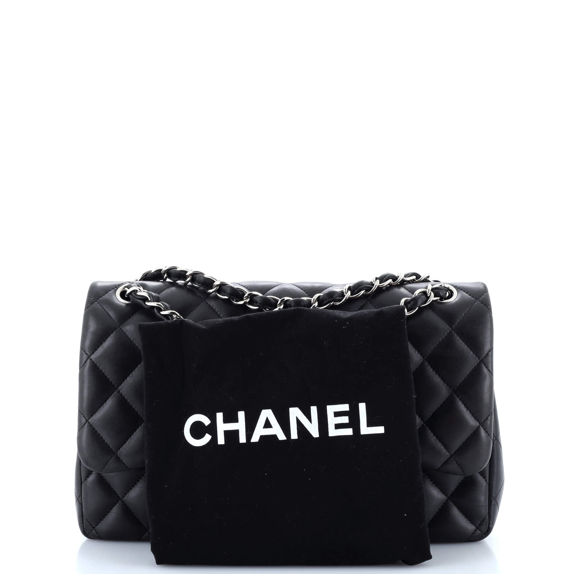 Chanel Classic Double Flap Bag Quilted Lambskin Jumbo