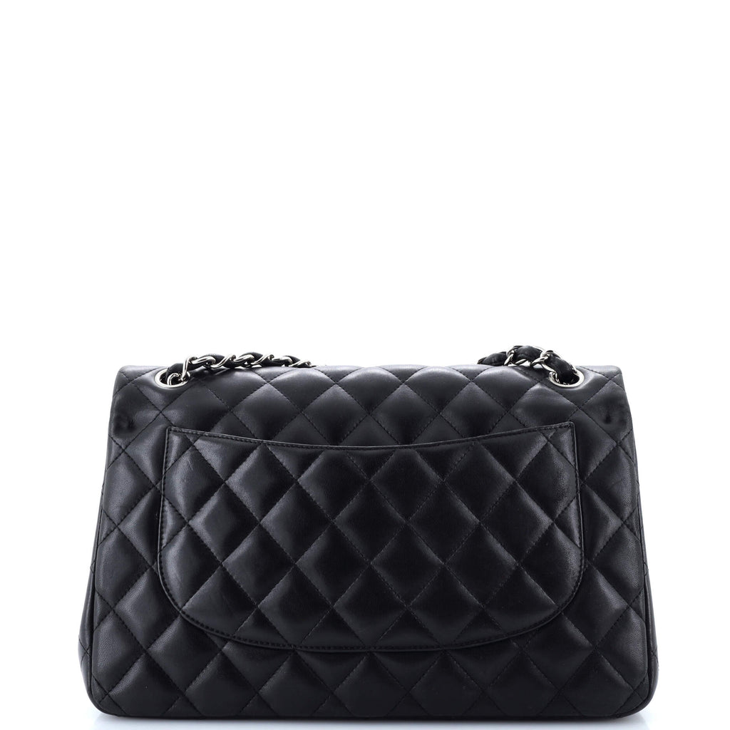 Chanel Classic Double Flap Bag Quilted Lambskin Jumbo