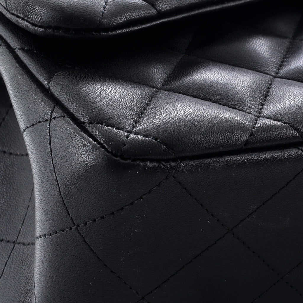 Chanel Classic Double Flap Bag Quilted Lambskin Jumbo