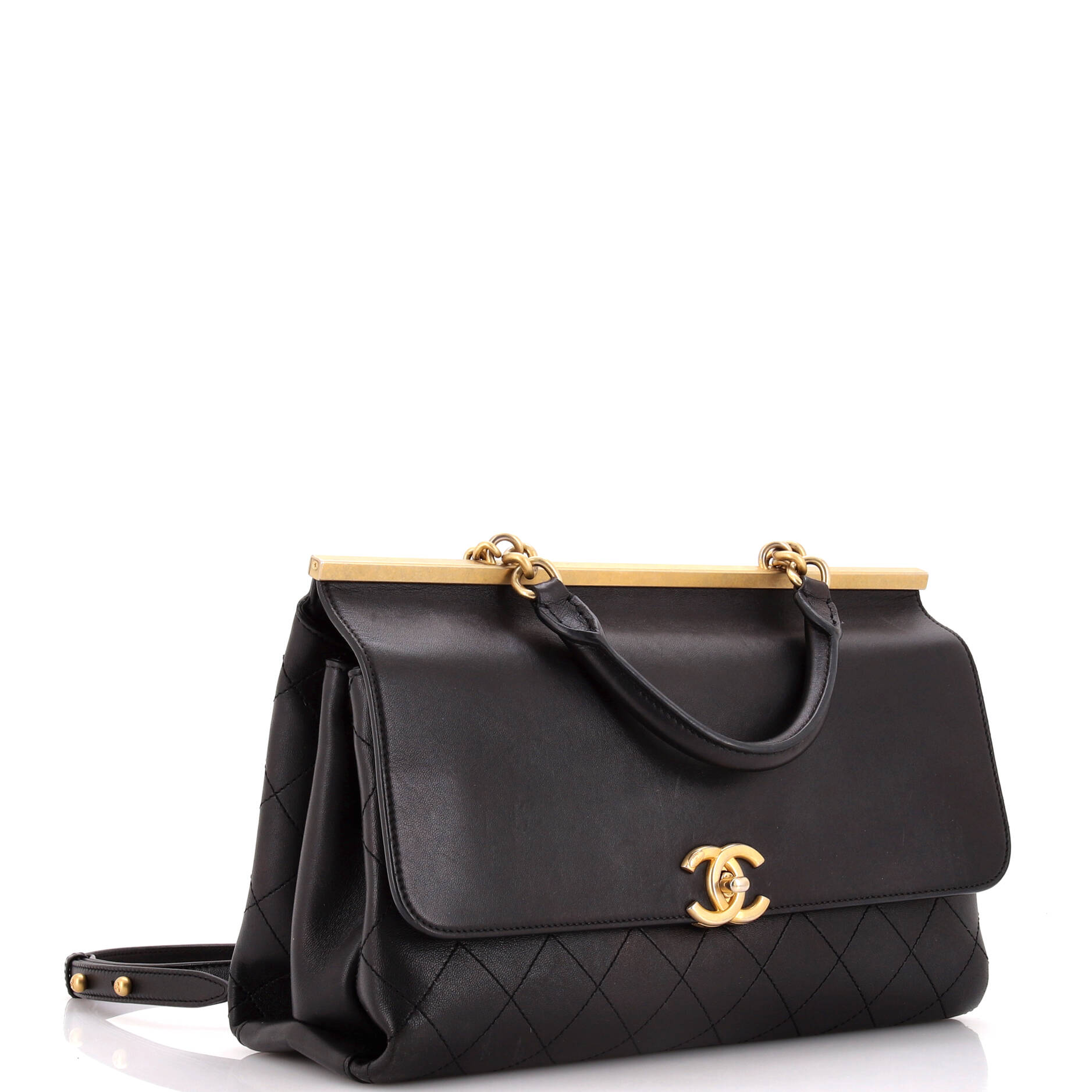 Chanel Coco Luxe Flap Bag Quilted Calfskin Medium