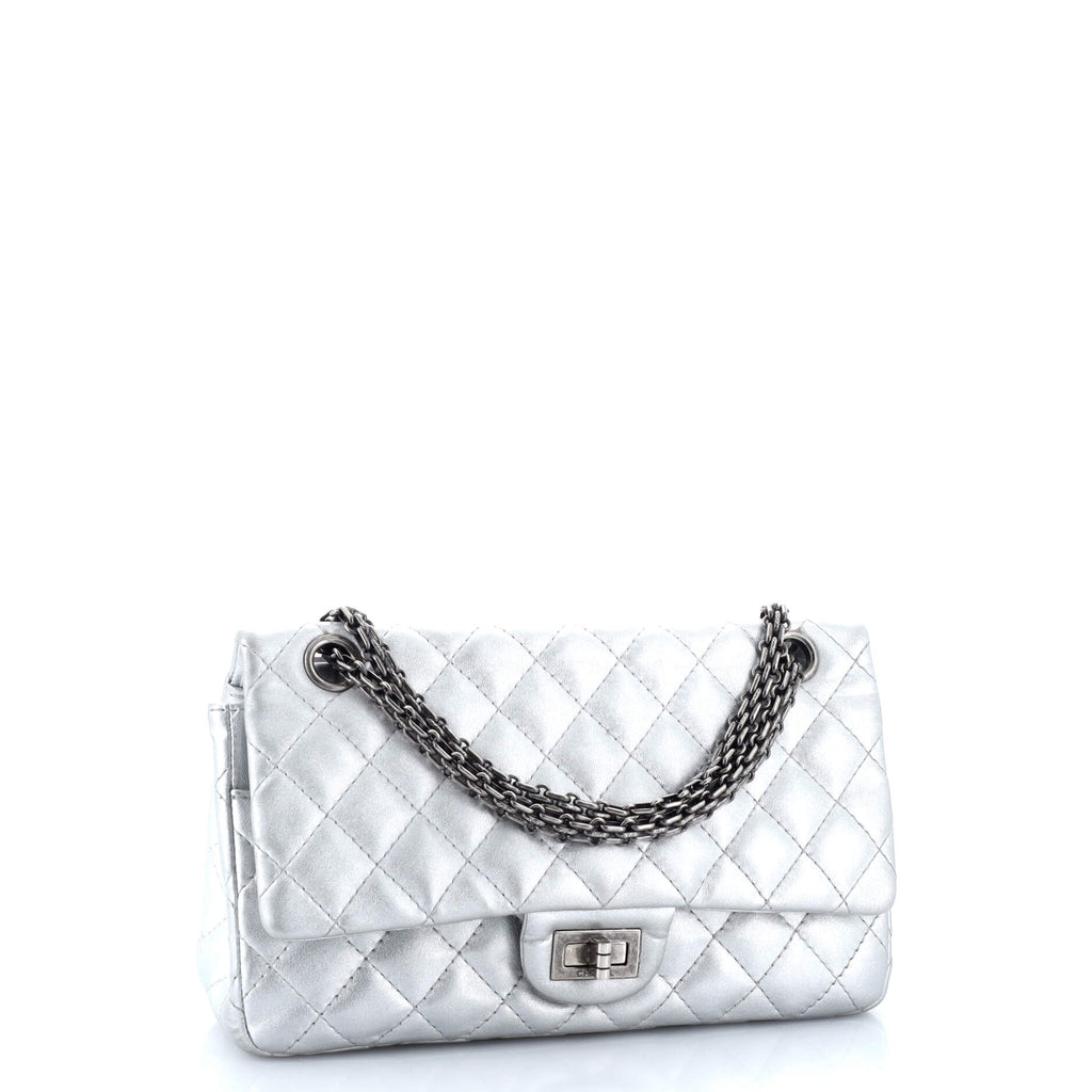 Chanel Reissue 2.55 Flap Bag Quilted Metallic Calfskin 225