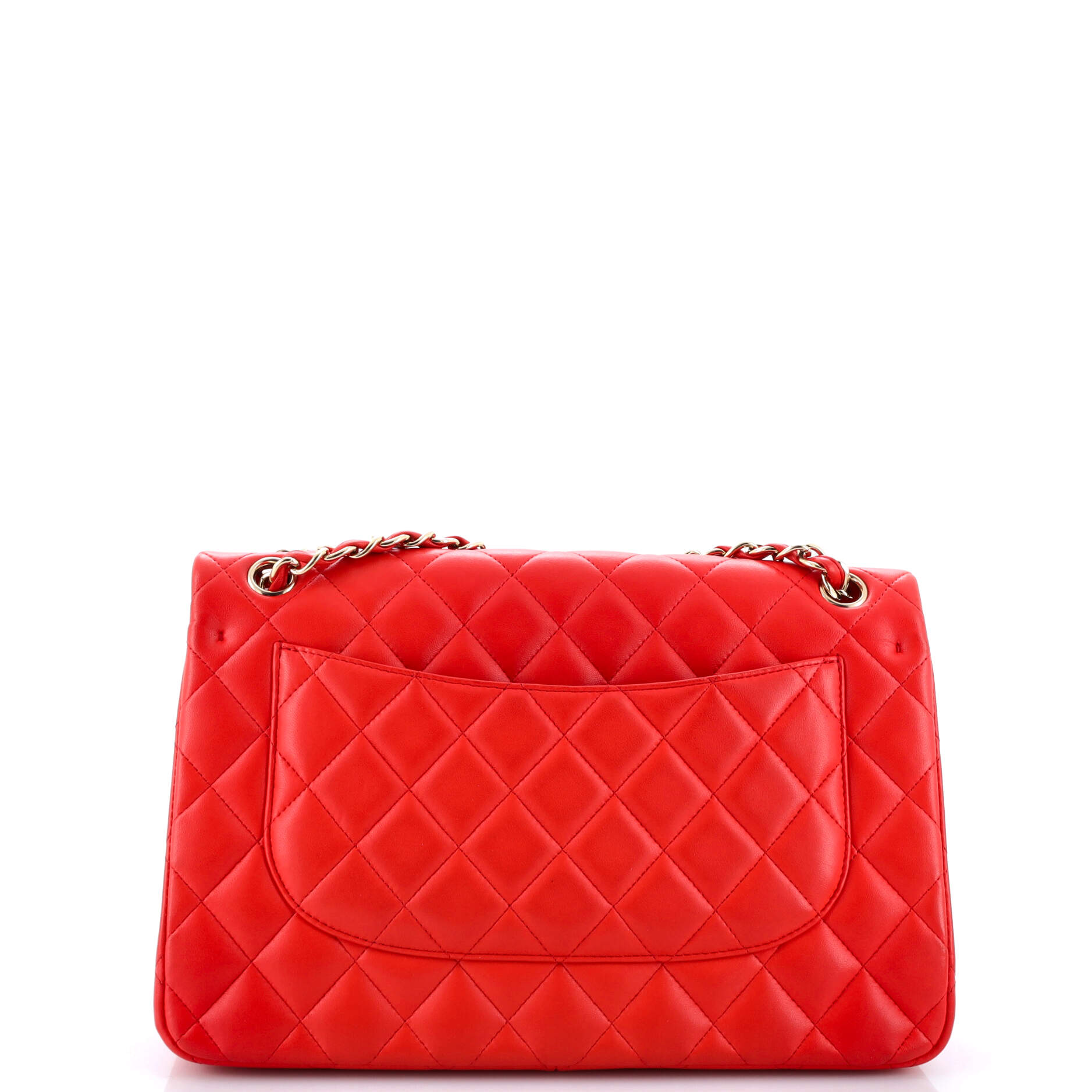 Chanel Classic Double Flap Bag Quilted Lambskin Jumbo