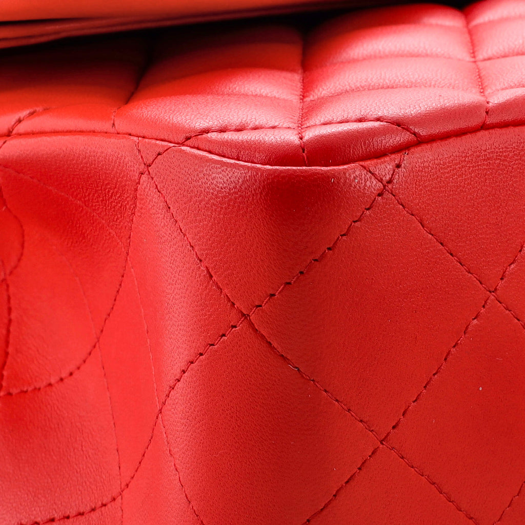 Chanel Classic Double Flap Bag Quilted Lambskin Jumbo