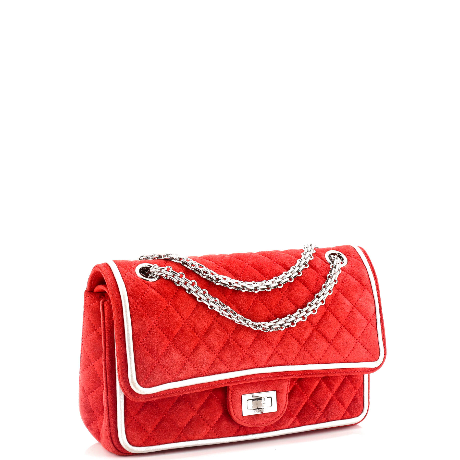 Chanel Reissue 2.55 Flap Bag Quilted Suede 225