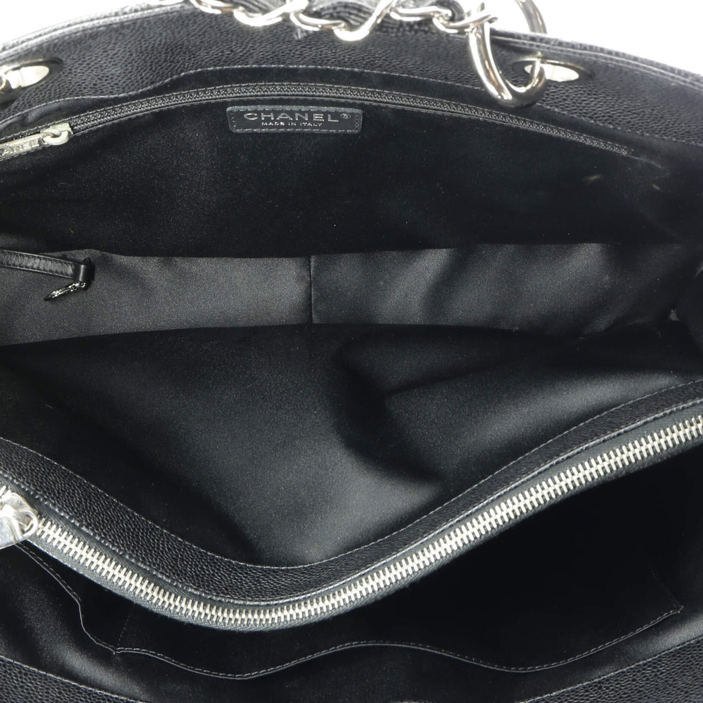 Chanel Grand Shopping Tote Quilted Caviar XL