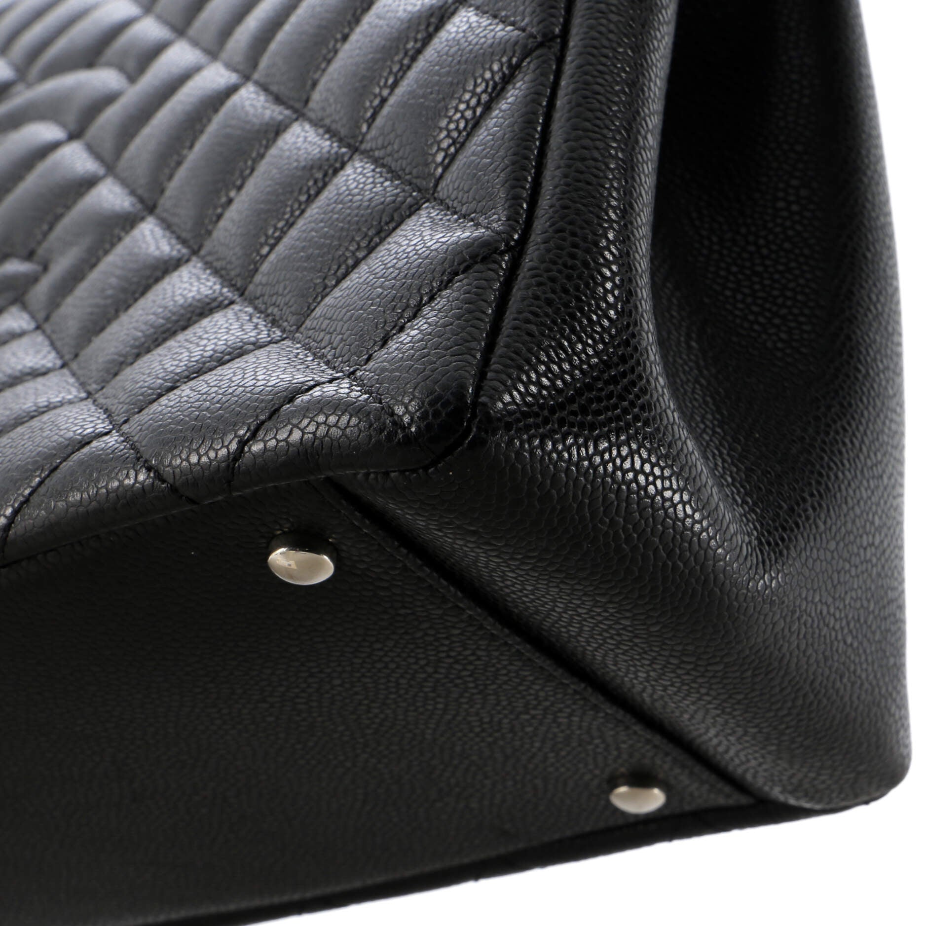 Chanel Grand Shopping Tote Quilted Caviar XL