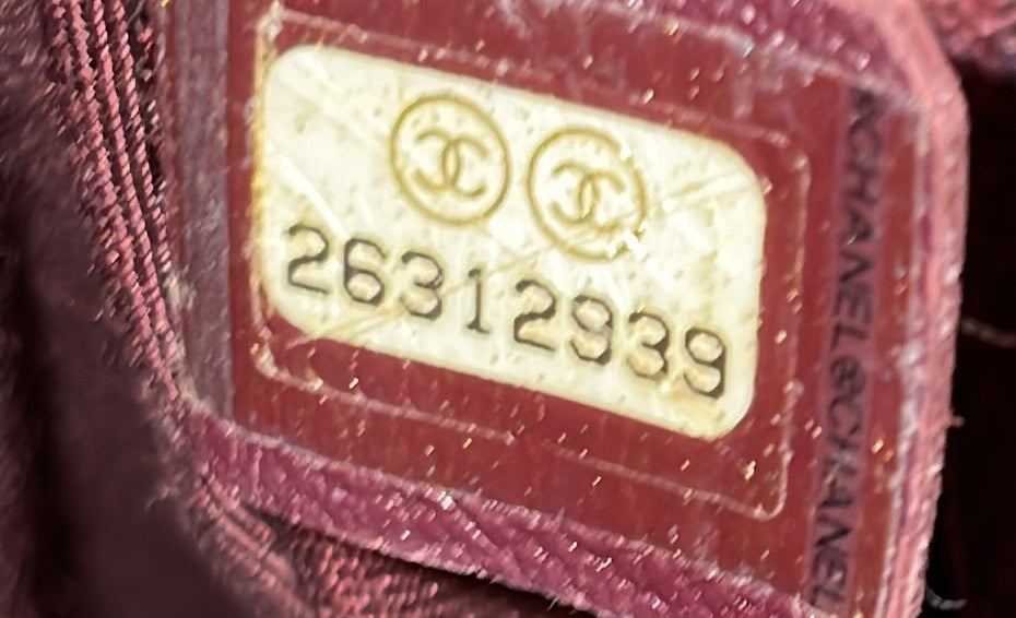 Chanel Button Up Camera Case Quilted Calfskin with Grosgrain Small