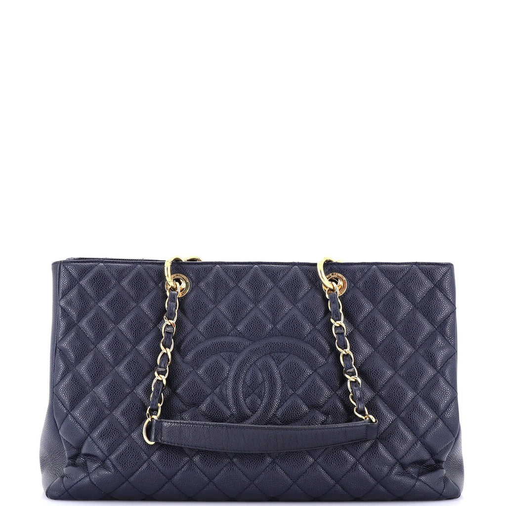 Chanel Grand Shopping Tote Quilted Caviar XL