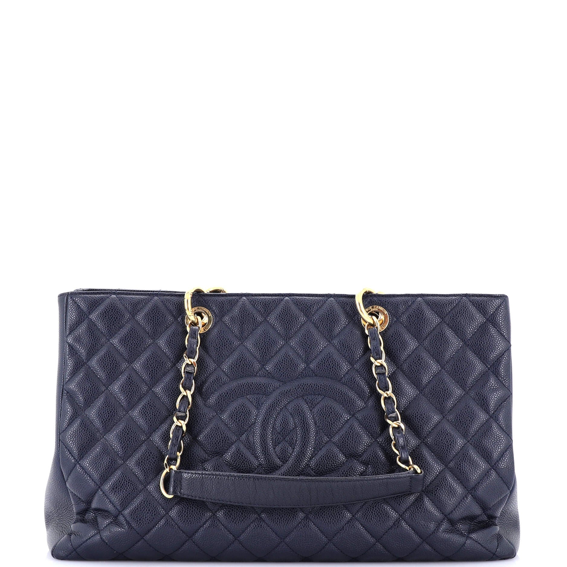 Chanel Grand Shopping Tote Quilted Caviar XL