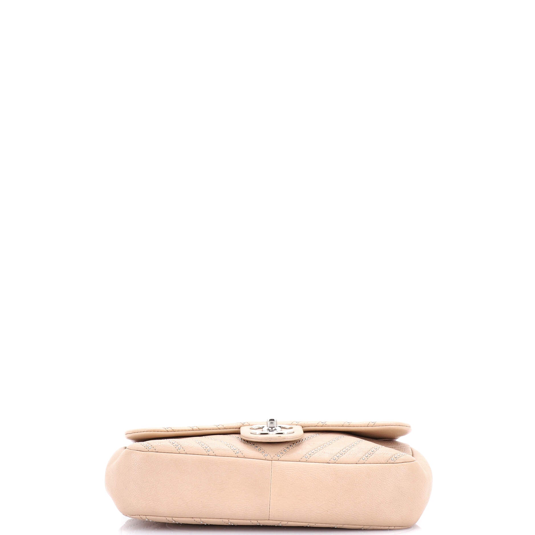 Chanel Stud Wars CC Flap Bag Studded Chevron Calfskin Small