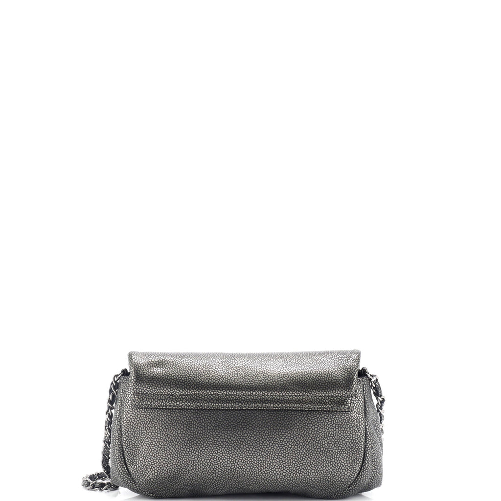 Chanel Half Moon Wallet on Chain Caviar