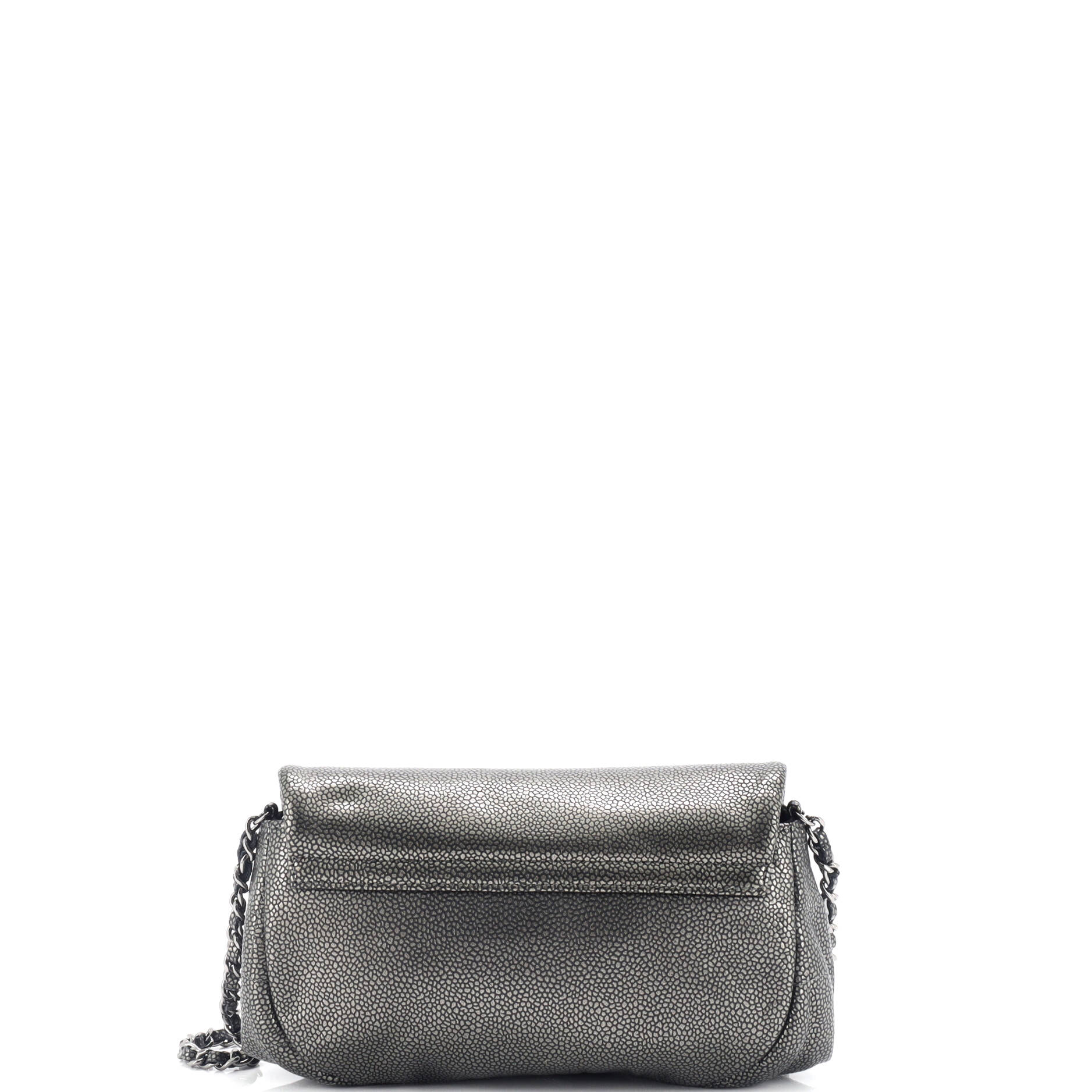 Chanel Half Moon Wallet on Chain Caviar
