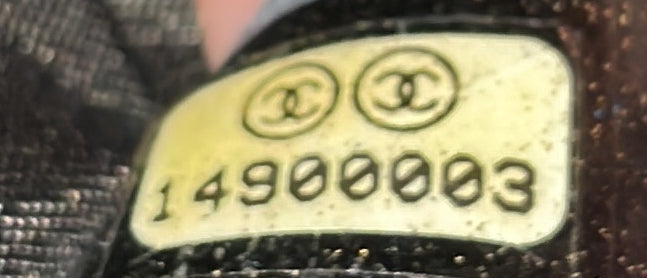 Chanel Half Moon Wallet on Chain Caviar