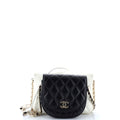 Chanel Side Packs Crossbody Bag Quilted Lambskin Small