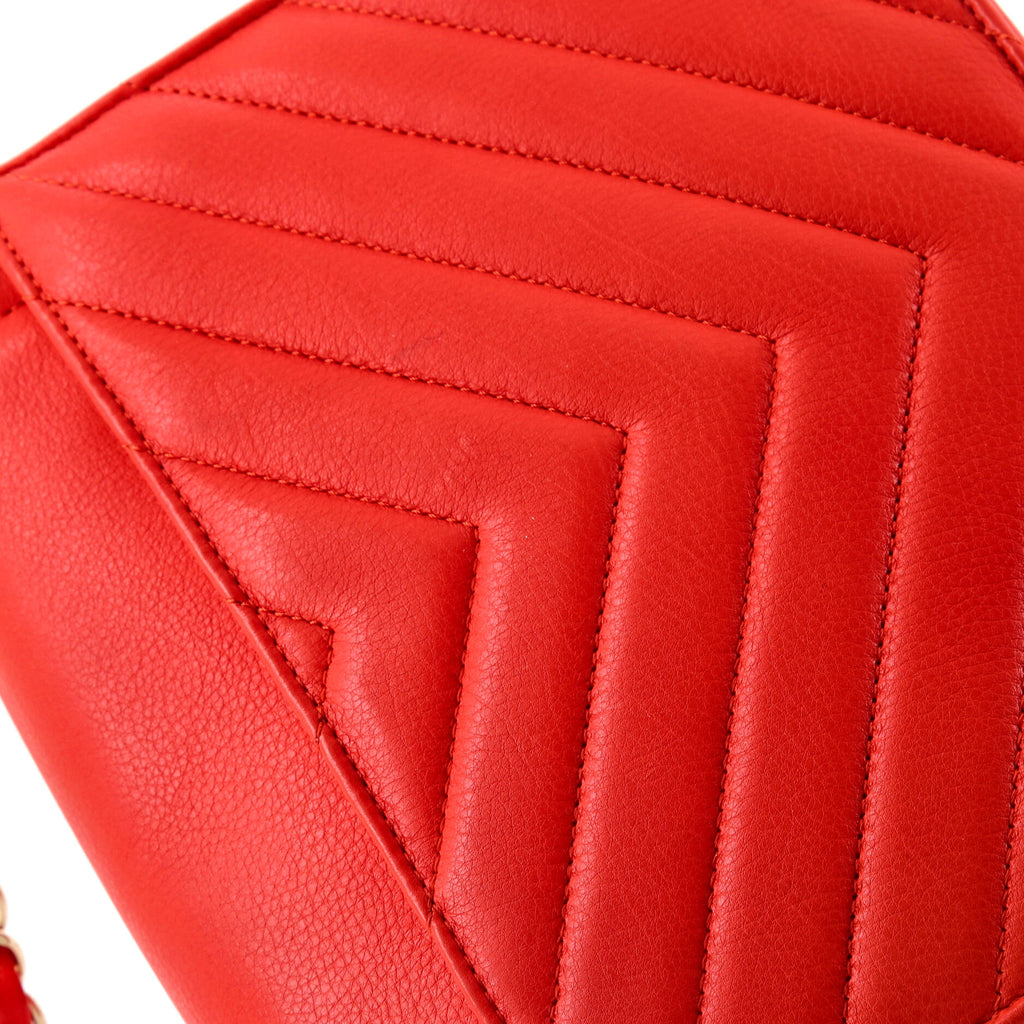 Chanel Envelope Flap Bag Chevron Calfskin Small