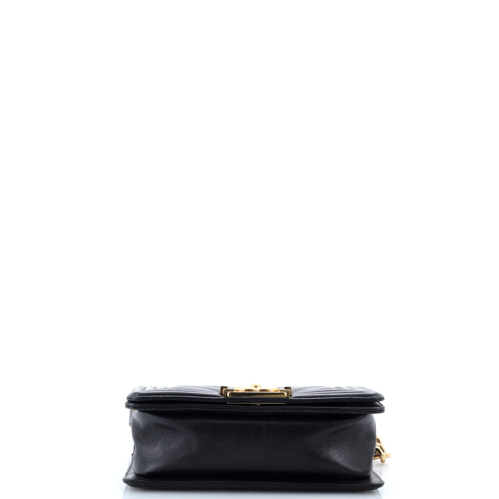Chanel Boy Flap Bag Chevron Lambskin Small