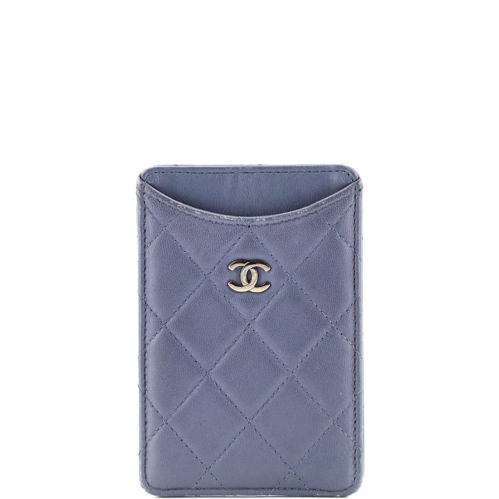Chanel Pass Card Holder Quilted Lambskin