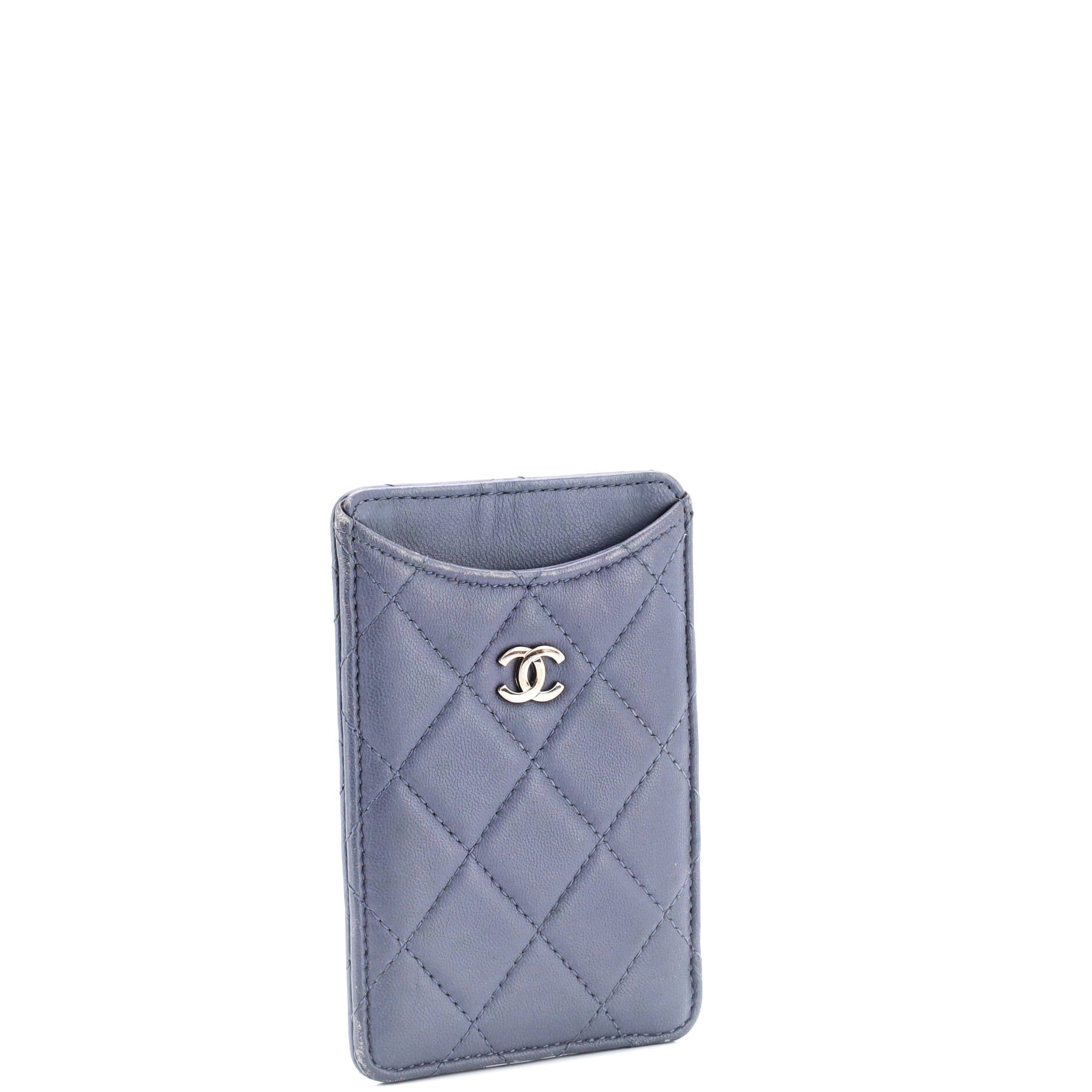 Chanel Pass Card Holder Quilted Lambskin