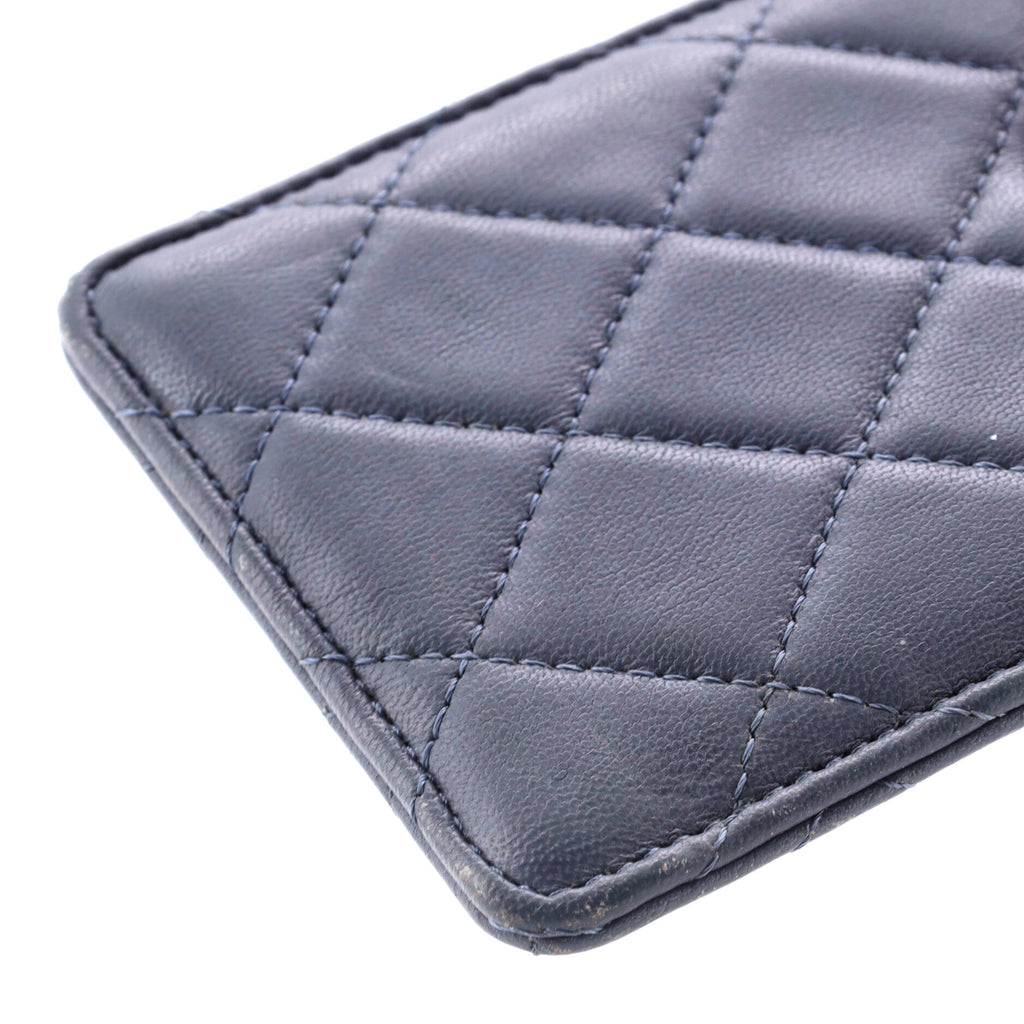 Chanel Pass Card Holder Quilted Lambskin