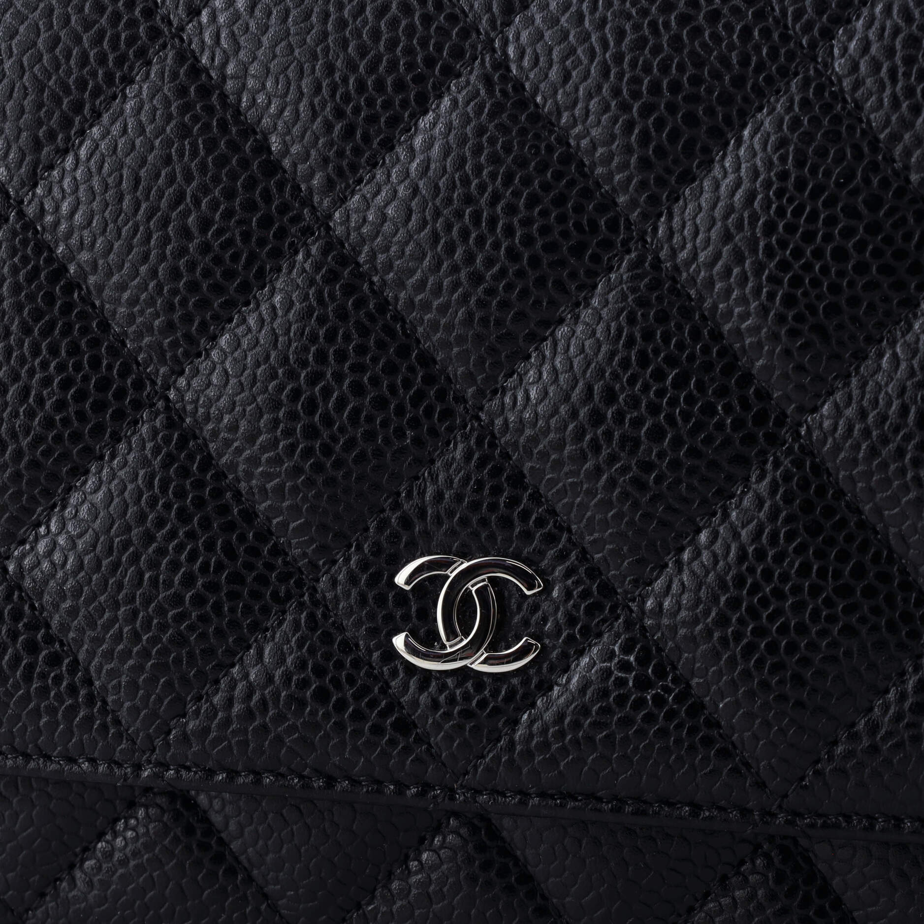 Chanel Wallet on Chain Quilted Caviar