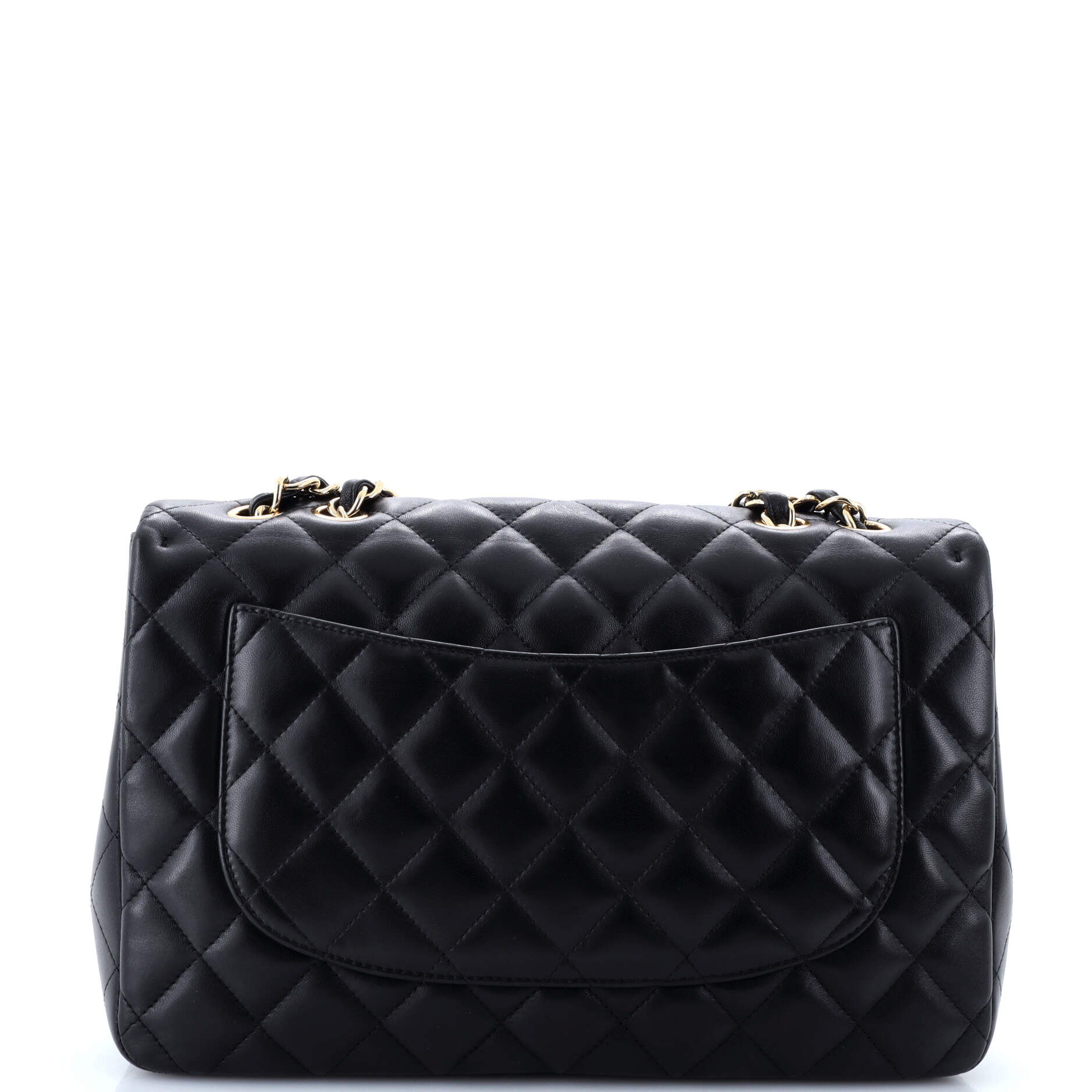 Chanel Classic Single Flap Bag Quilted Lambskin Jumbo