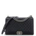 Chanel Boy Flap Bag Quilted Lambskin New Medium