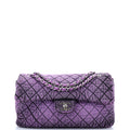 Chanel Denimpression Flap Bag Quilted Distressed Denim Medium